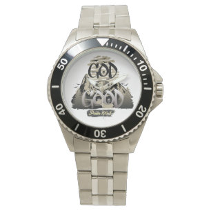 Reloj De Pulsera Dios es bueno - Diseño cristiano Inspirador