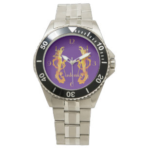 Reloj De Pulsera Diosa guerrera de oro Thunder_Cove 