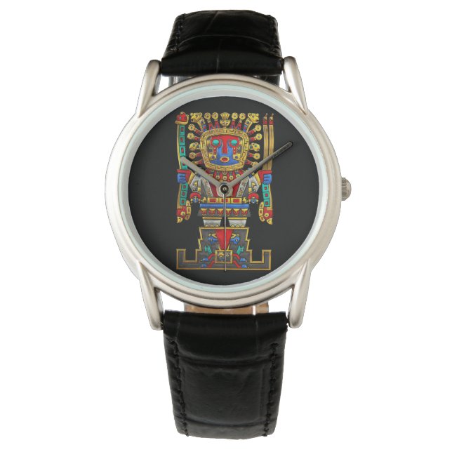Reloj De Pulsera Dioses incas - El gran creador Viracocha (Anverso)