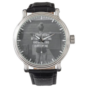 Reloj De Pulsera Disciplina - Deseos vs Logros, Gimnasio de las muj