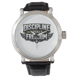 Reloj De Pulsera Discipline Equals Freedom – Motivational Design 