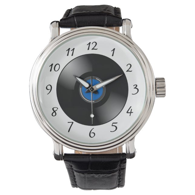 Reloj De Pulsera Disco de vinilo (Anverso)