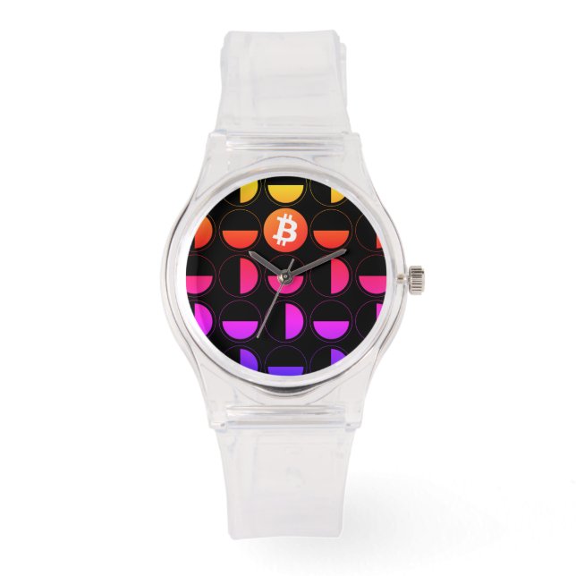 Reloj De Pulsera Diseñador de bitcoin (Anverso)