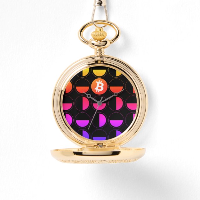 Reloj De Pulsera Diseñador de bitcoin (Anverso)