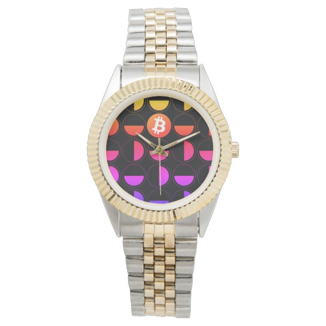 Reloj De Pulsera Diseñador de bitcoin (Anverso)