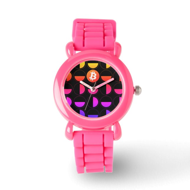 Reloj De Pulsera Diseñador de bitcoin (Anverso)