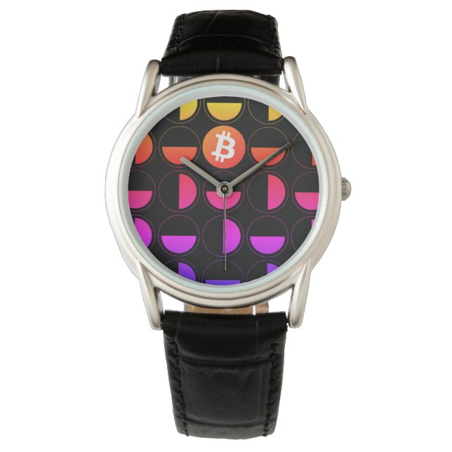 Reloj De Pulsera Diseñador de bitcoin (Anverso)