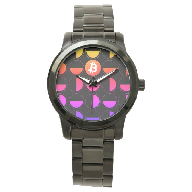 Reloj De Pulsera Diseñador de bitcoin (Anverso)