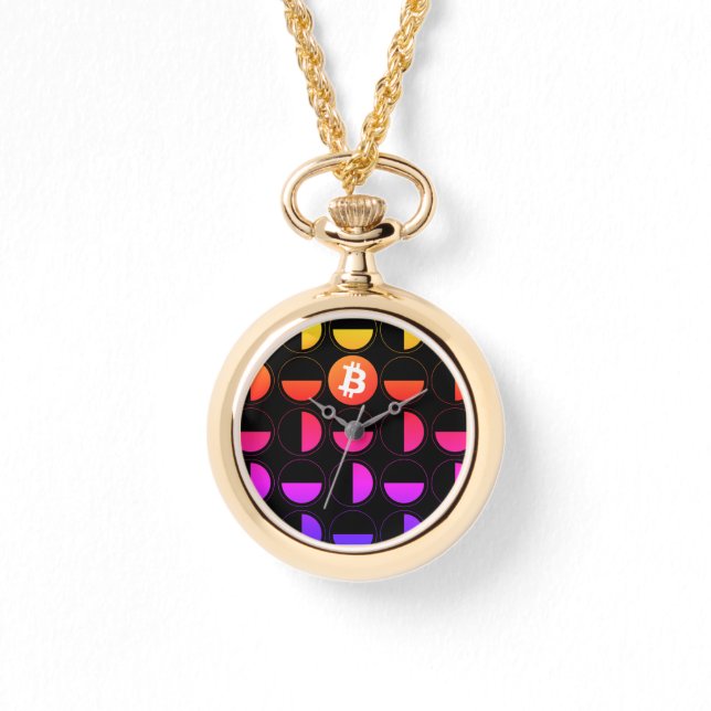 Reloj De Pulsera Diseñador de bitcoin (Anverso)