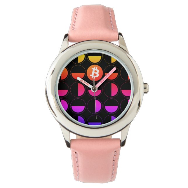 Reloj De Pulsera Diseñador de bitcoin (Anverso)