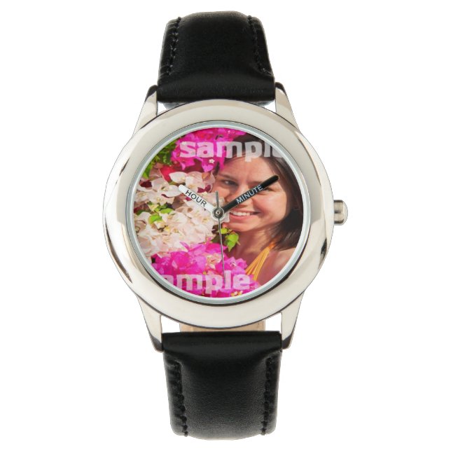 Reloj De Pulsera Diseñar su propio DIY Personalizado personalizado (Anverso)