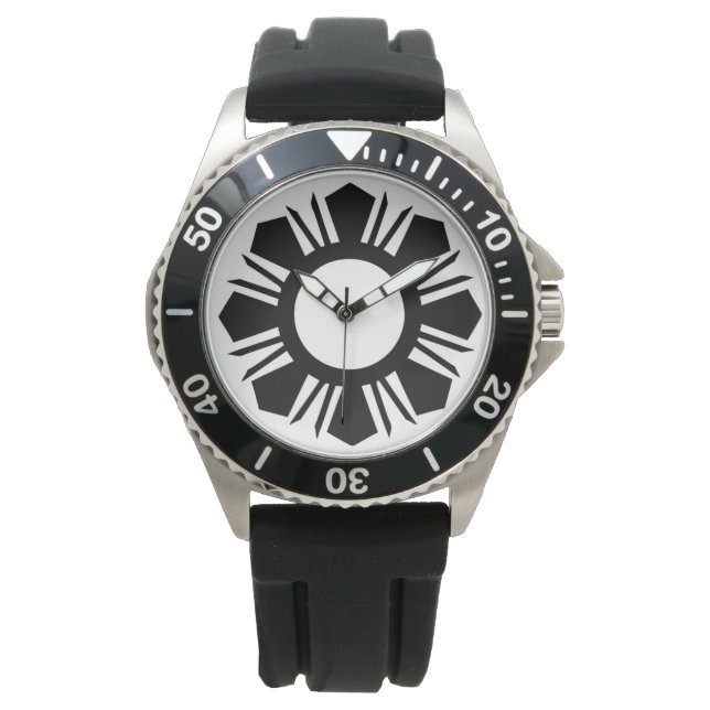 RELOJ DE PULSERA DISEÑO ABSTRACTO (Anverso)
