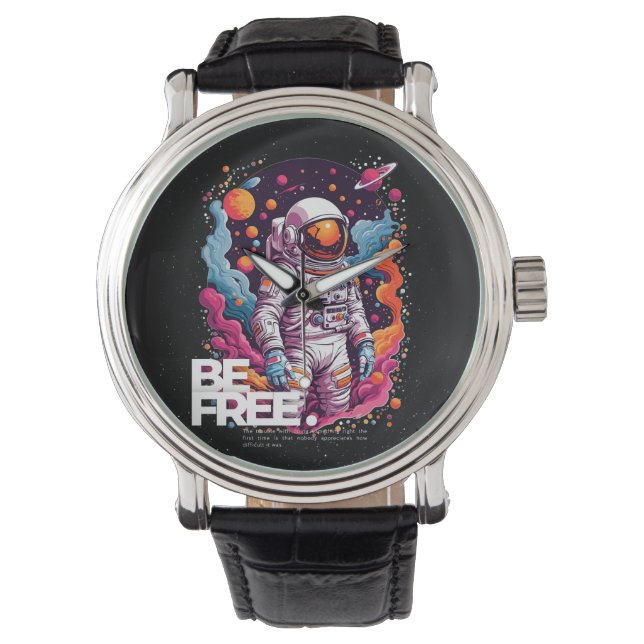 Reloj De Pulsera Diseño Astronauta GRATUITO (Anverso)