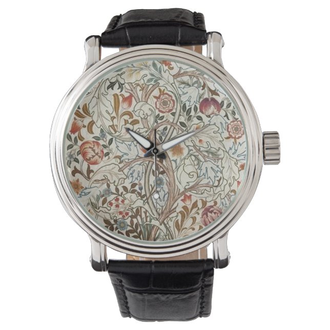 Reloj De Pulsera Diseño clásico de William Morris Acanthus (Anverso)