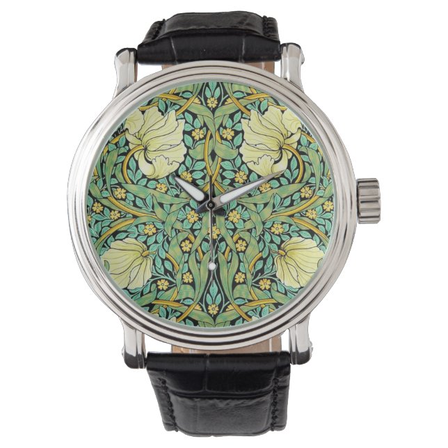 Reloj De Pulsera Diseño clásico de William Morris Pimpernel (Anverso)