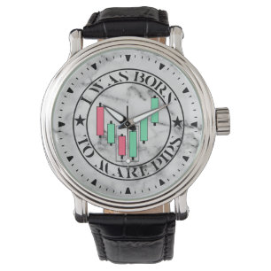Reloj De Pulsera Diseño Comercial Patrón alcista Mármol