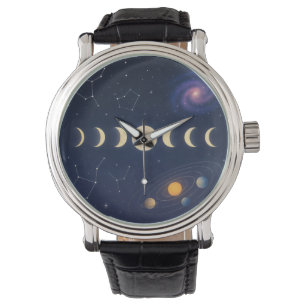 Reloj De Pulsera diseño cósmico