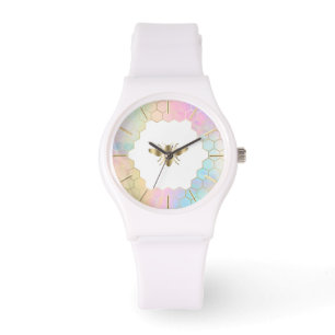 Reloj De Pulsera diseño de abejas doradas
