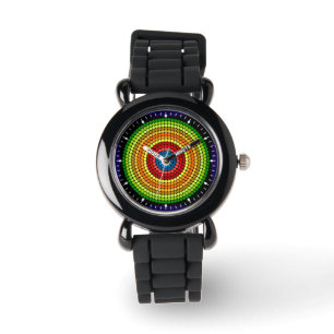 Reloj De Pulsera Diseño de arte de mandala abstracto punteado-65904