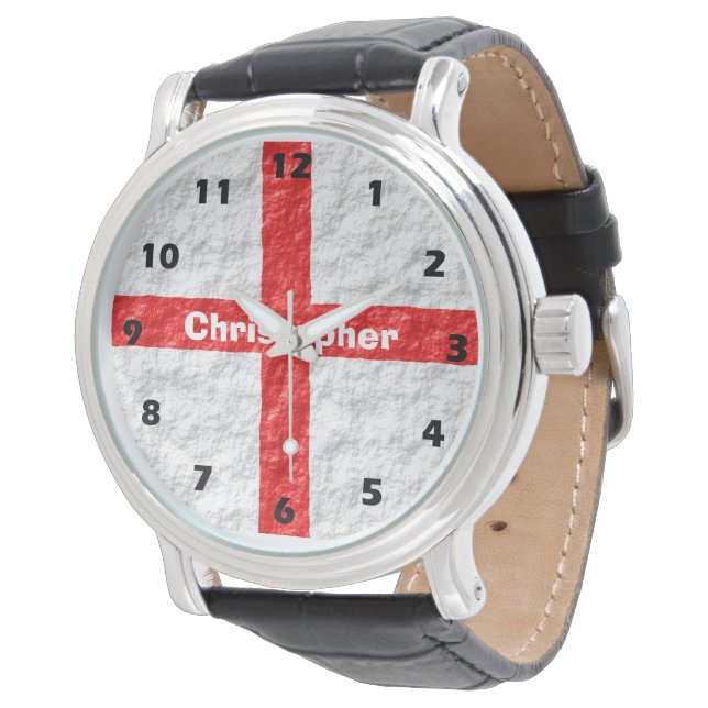 Reloj De Pulsera Diseño de bandera inglesa (Angular)