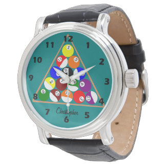 Reloj De Pulsera Diseño de bolas de billar