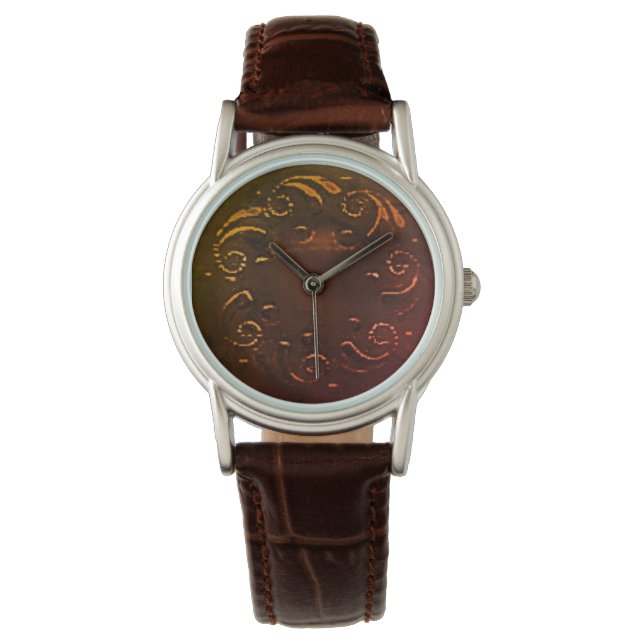 Reloj De Pulsera Diseño de brillo de arte femenino eWatch (Anverso)