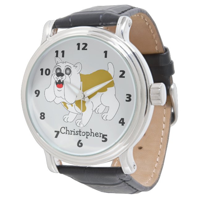 Reloj De Pulsera Diseño de Bulldog (Angular)