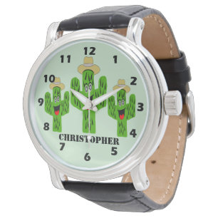 Reloj De Pulsera Diseño de Cactus