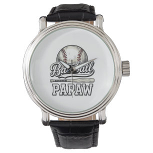 Reloj De Pulsera Diseño de camiseta de grabado vintage de Papaw de