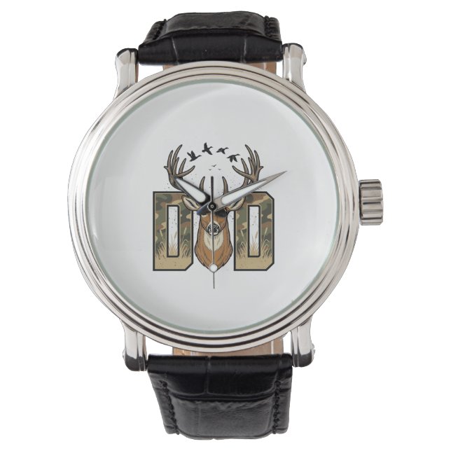 Reloj De Pulsera Diseño de camiseta vectorial de camuflaje para caz (Anverso)