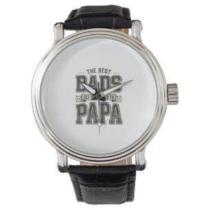 Reloj De Pulsera Diseño de camiseta Vintage Best Dads Promoted To P