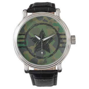 Reloj De Pulsera diseño de camuflaje militar
