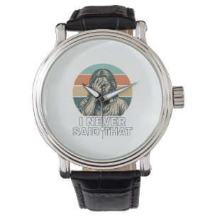 Reloj De Pulsera Diseño de cita de grabado vintage divertido Facepa