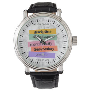 Reloj De Pulsera Diseño de comercio Recordatorio Motivación en