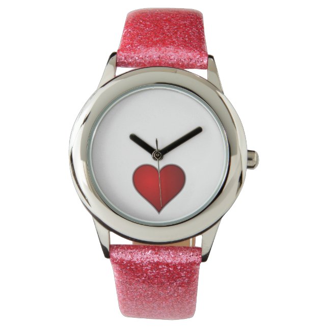 Reloj De Pulsera diseño de corazones valentinos (Anverso)