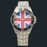 Reloj De Pulsera Diseño de cosido cruzado original Jack Union<br><div class="desc">Diseño de cosido cruzado original Jack Union</div>