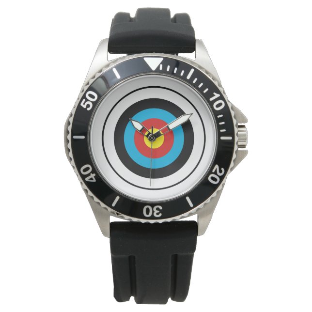 Reloj De Pulsera Diseño de destino Bullseye (Anverso)