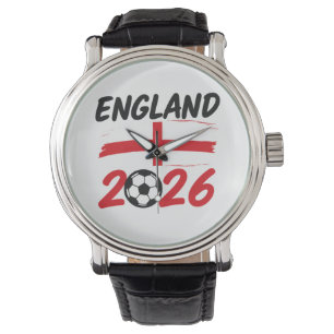 Reloj De Pulsera Diseño de fanático de fútbol de Inglaterra 2026, c