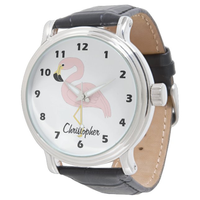 Reloj De Pulsera Diseño de Flamenco Personalizado (Angular)