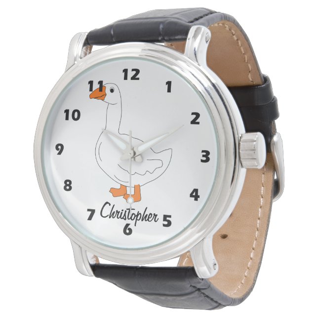 Reloj De Pulsera Diseño de ganso personalizado (Angular)