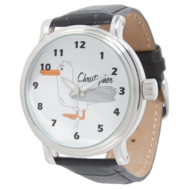 Reloj De Pulsera Diseño de gaviota personalizado (Angular)