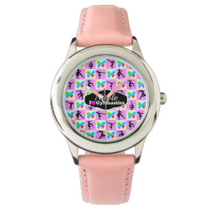 Reloj De Pulsera DISEÑO DE GIMNASTICAS DE MARIPOSAS DE bonito
