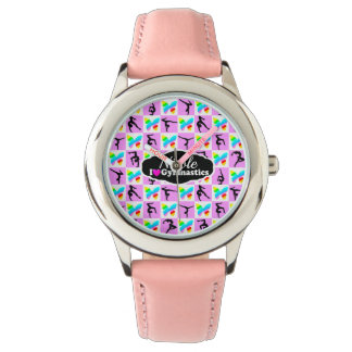 Reloj De Pulsera DISEÑO DE GIMNASTICAS DE MARIPOSAS DE bonito