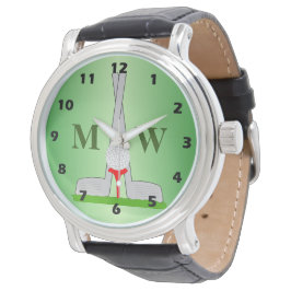 Reloj De Pulsera Diseño de Golf Monogramado