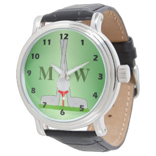 Reloj De Pulsera Diseño de Golf Monogramado