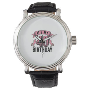 Reloj De Pulsera Diseño de grabado vintage de unicornio para cumple