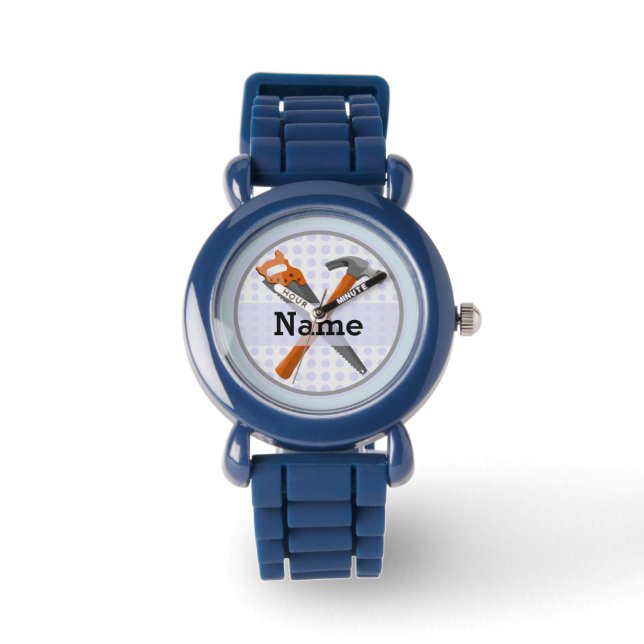 Reloj De Pulsera Diseño de herramientas personalizadas para niños. (Anverso)