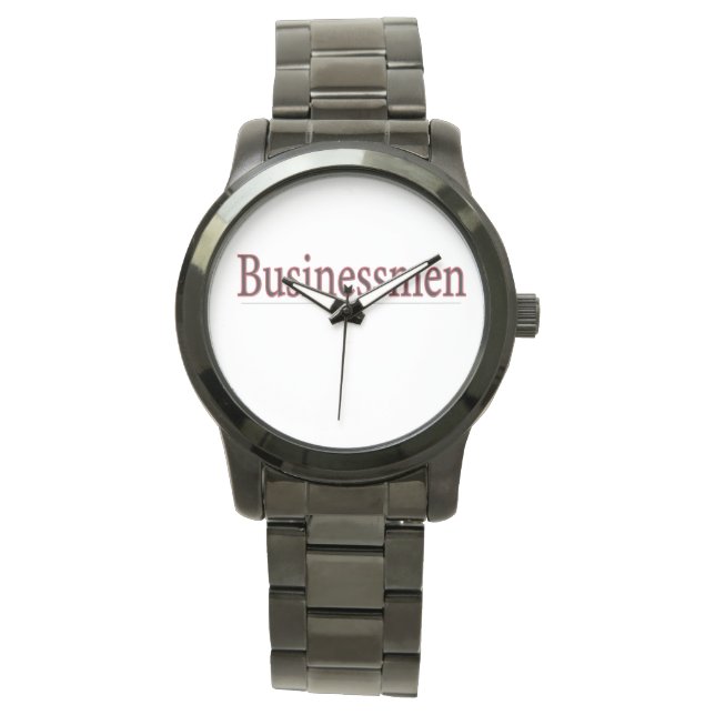 Reloj De Pulsera Diseño de hombres de negocios (Anverso)