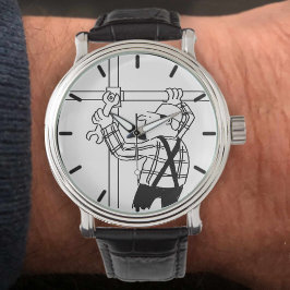 Reloj De Pulsera Diseño de Ilustracion de Scaffolder