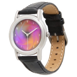 Reloj De Pulsera Diseño de imágenes de luz coloridas